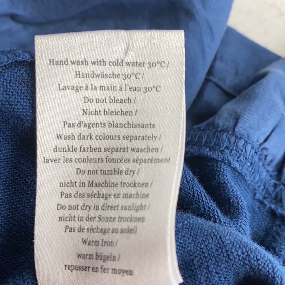 Wrap 100% Linen Tunic Top Sz 8 - Picture 5 of 5